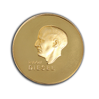 Logo innovation award diesel medal