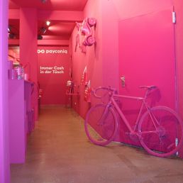 Payconiq Popup Store in der Türkenstraße in Schwabing