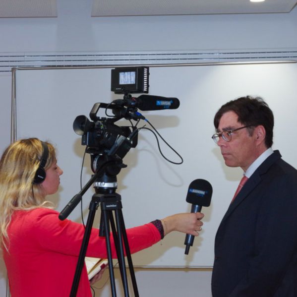 Europawahl 2019: TV-Interview im Presseclub München Achim von Michel