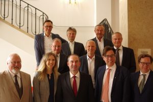 Mit UnternehmerInnen und Bayerns Wirtschaftsminister Hubert Aiwanger im Wirtschaftsministerium in München