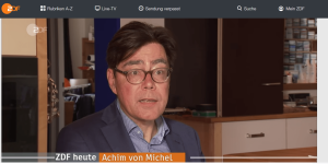Achim von Michel Interview bei ZDF heute