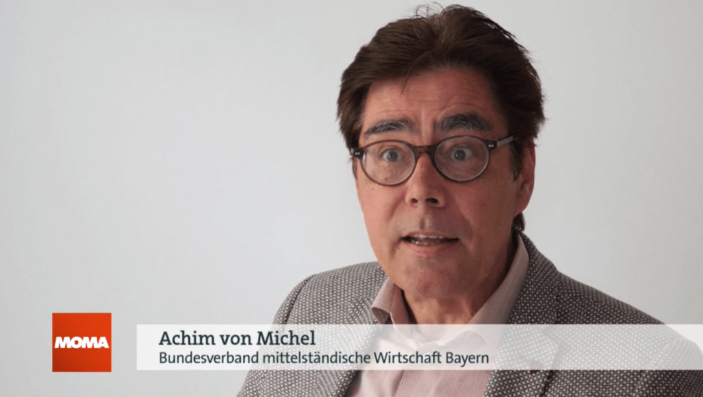 Achim von Michel, TV Interview Morgenmagazin ARD ZDF