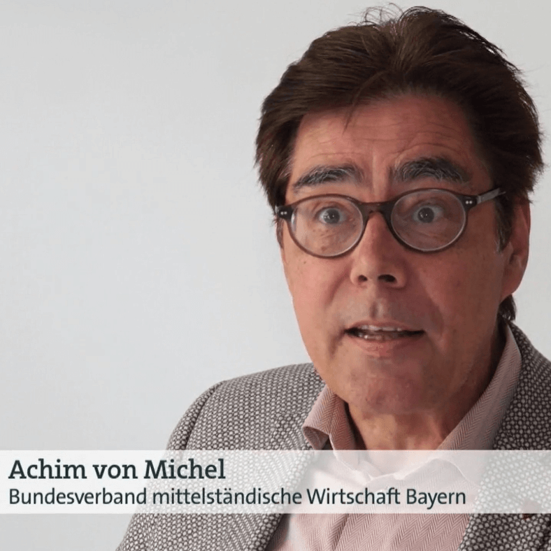 Achim von Michel, TV Interview Morgenmagazin ARD ZDF