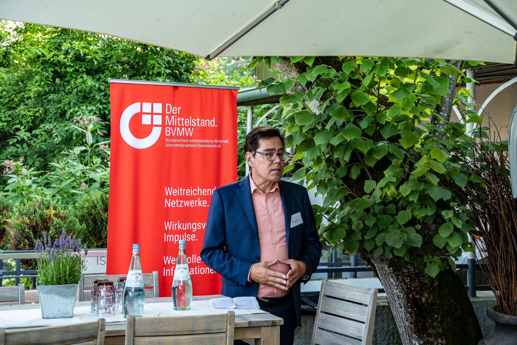 Sommerfest mit 100 Gästen im Rabenwirt in Pullach