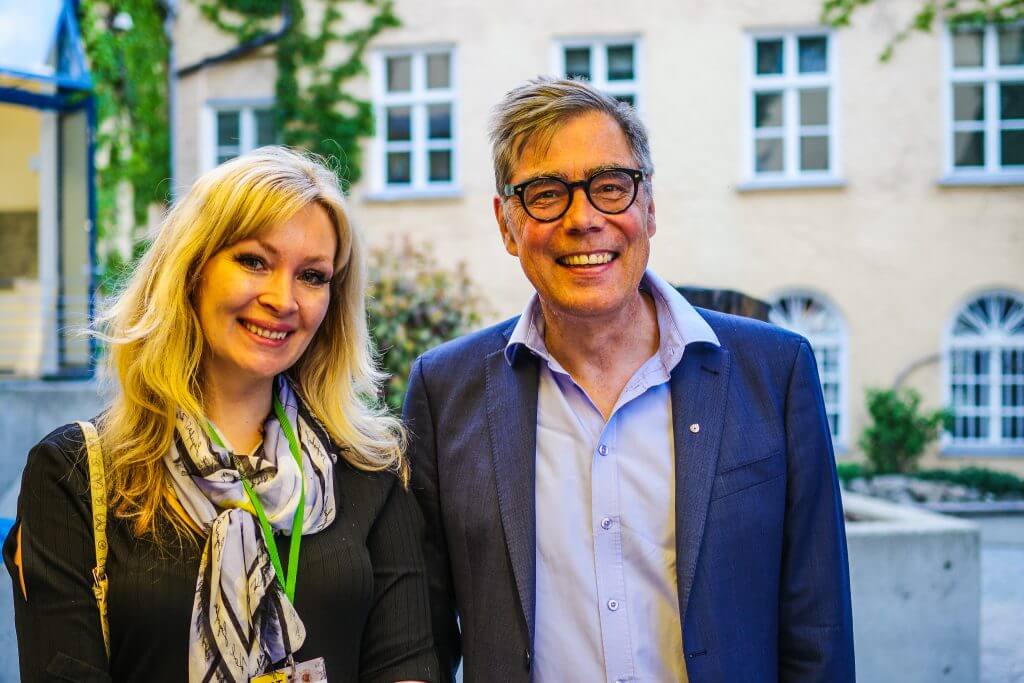 PR Berater Achim von Michel mit Iryna Fedorenko 2022