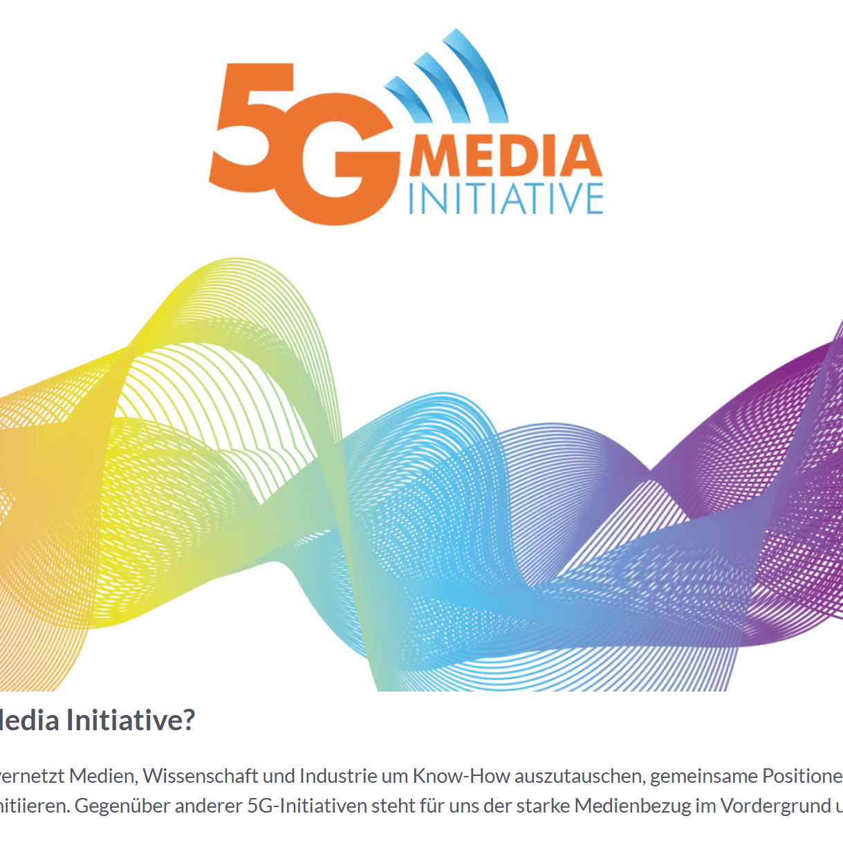 5G Media Initiative website