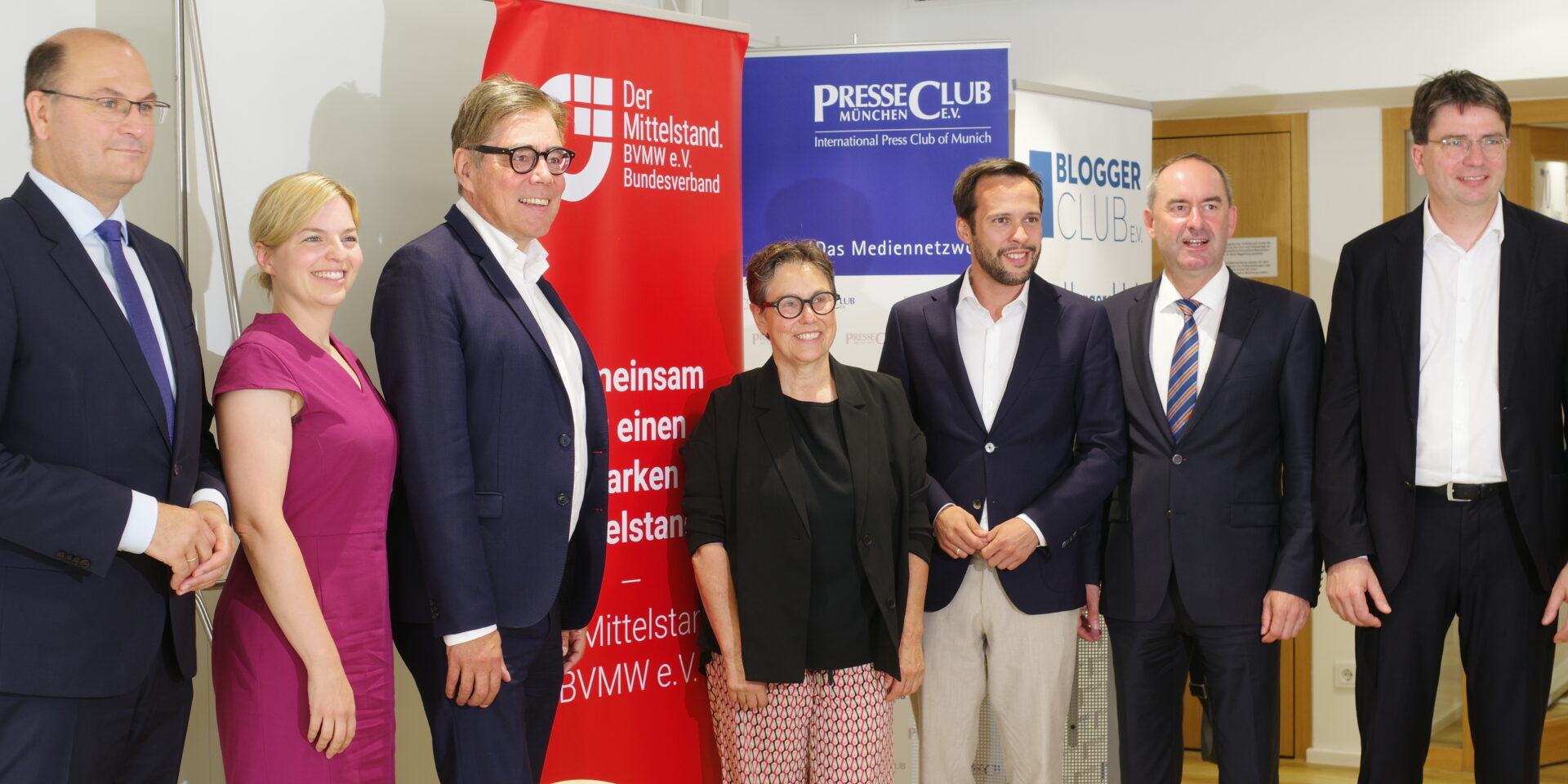 Landtagswahl 2023 mit den Spitzenvertretern der Parteien